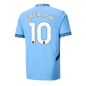 Manchester City Jack Grealish #10 Replika Hjemmebanetrøje 2024-25 Kortærmet